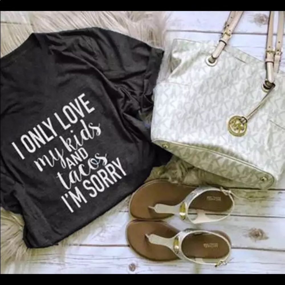 kids and tacos graphic t shirt